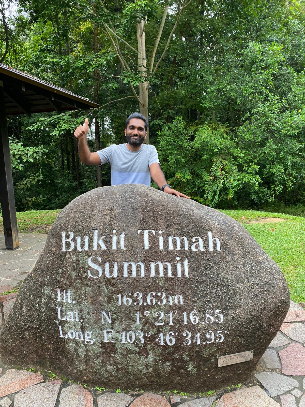 Bukit Timah summit stone, Singapore