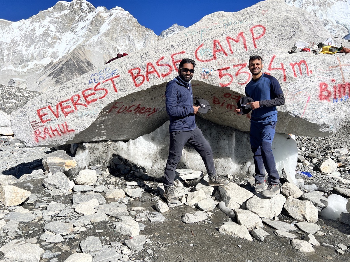 Everest Base Camp sign, 5364m
